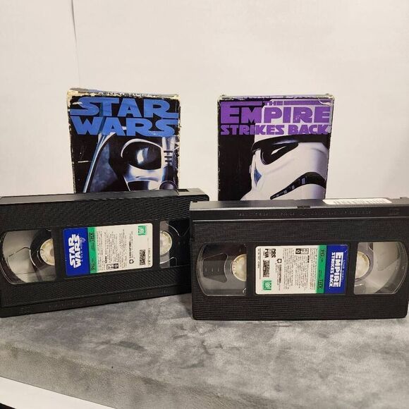 Star Wars - A New Hope & The Empire Strikes Back Fox Video VHS Release - Picture 5 of 5